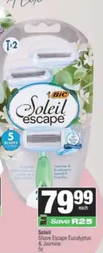 Spar Soleil Shave Escape Eucalyptus & Jasmine offer