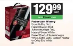 Spar Robertson Winery offer