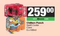 Spar Chillers Punch Spirit Cooler Cans offer