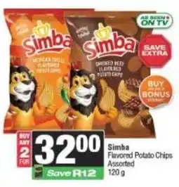 Spar Simba Flavored Potato Chips Assorted offer