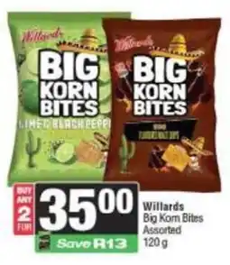 Spar Willards Big Korn Bites Assorted offer