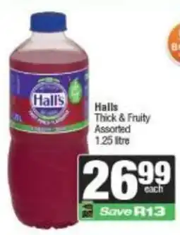 Spar Halls Thick & Fruity Assorted offer