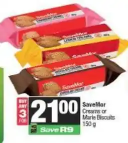Spar SaveMor Creams or Marie Biscuits offer