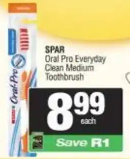 Spar Oral Pro Everyday Clean Medium Toothbrush offer