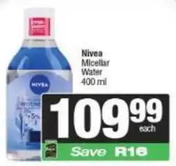 Spar Nivea Micellar Water offer