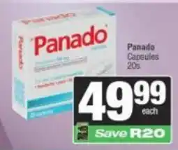 Spar Panado Capsules offer