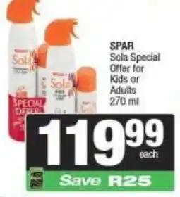 Spar Sola Special offer