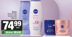 Spar Nivea Shower Gel Creme Soft offer
