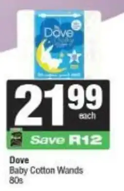 Spar Dove Baby Cotton Wands offer