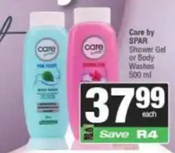 Spar Care by SPAR Shower Gel or Body Washes offer