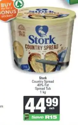 Spar Stork Country Spread offer