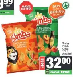 Spar Simba Potato Chips Assorted offer
