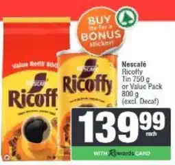 Spar Nescafe Ricoffy offer