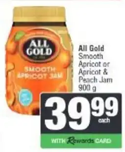Spar All Gold Smooth Apricot Jam offer