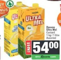 Spar Danone Ultra Mel Custard Assorted offer