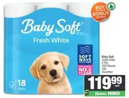 Spar Baby Soft Toilet Rolls Assorted offer