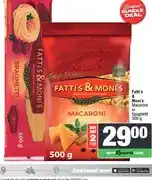 Spar Fatti's & Moni's Macaroni or Spaghetti 500 g - Buy 2 for offer