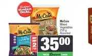 Spar McCain Mixed Vegetables 250 g Assorted - Buy Any 2 offer