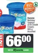 Spar Danone Nutriday Yoghurt (Excl. Double Cream) 900 g Assorted - Buy 2 for offer