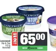 Spar Lancewood Dip & Top 175 g Assorted - Buy 2 for offer