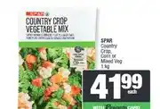 Spar SPAR Country Crop, Corn or Mixed Veg 1 kg offer
