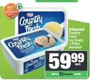 Spar Dairymaid Country Fresh Ice Cream 1.8 litre Assorted offer