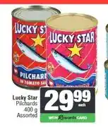 Spar Lucky Star Pilchards 400 g Assorted offer