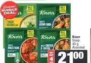 Spar Knorr Soup 45 g Assorted - Buy 4 for offer