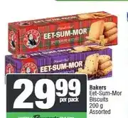 Spar Bakers Eet-Sum-Mor Biscuits 200 g Assorted offer
