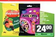 Spar Beacon Allsorts Liquorice or Mint Imperials 75 g or Maynards Gums and Jellies 60 g Assorted -Buy 2 offer