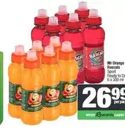 Spar Mr Orange or Rascals Sport Ready to Drink 6 x 300 ml offer