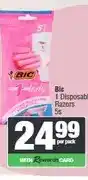 Spar Bic 1 Disposable Razors 5s offer