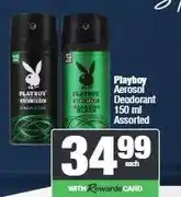 Spar Playboy Aerosol Deodorant 150 ml Assorted offer