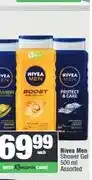 Spar Nivea Men Shower Gel 500 ml Assorted offer
