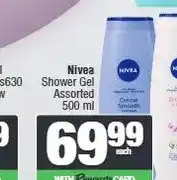 Spar Nivea Shower Gel Assorted 500 ml offer