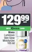 Spar Nivea Luminous Skin Glow Moisturizer 100 ml offer