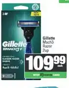 Spar Gillette Mach3 Razor 2up offer