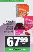 Spar Calpol Paediatric Syrup 100 ml Assorted offer