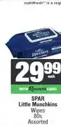 Spar SPAR Little Munchkins Wipes 80s Assorted offer