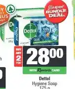 Spar Dettol Hygiene Soap 175 g Assorted - Buy 2 for offer
