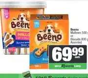 Spar Beeno Mallows 500 g or Biscuits 800 g Assorted offer