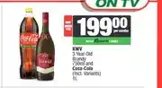 Spar KWV 3 Year Old Brandy 750ml and Coca-Cola (Incl. Variants) 1L - Buy both for offer