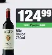 Spar Alto Rouge 750ml offer