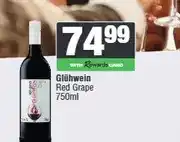 Spar Glühwein Red Grape 750ml offer