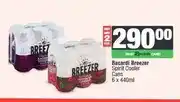 Spar Bacardi Breezer Spirit Cooler Cans 6 x 440ml - Buy 2 for offer