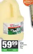 Spar SPAR Full Cream Maas 4 kg offer