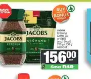 Spar Jacobs Kronung Coffee Jar or Refill (excl. Decaf) 200 g / 230 g Assorted offer