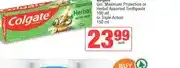 Spar Colgate Gel, Maximum Protection or Herbal Toothpaste 100 ml or Triple Action 150 ml offer