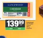 Spar Lancewood Pre Packed Cheese 900 g Assorted offer