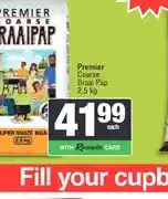 Spar Premier Coarse Braai Pap 2,5 kg offer